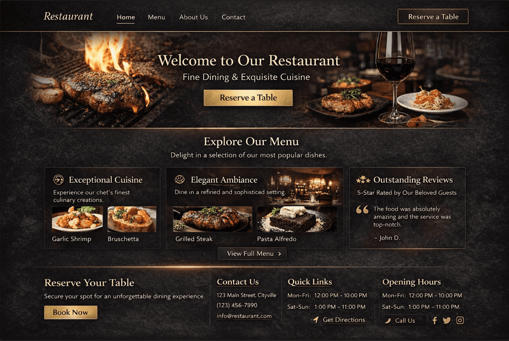 Voorbeeld website: voor